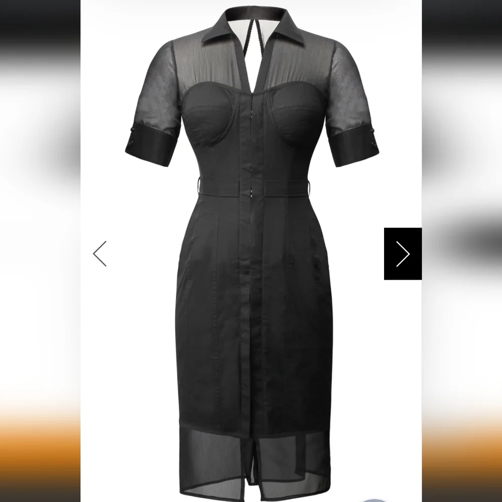 NWT Black Corset Dress - Picture 8 of 15